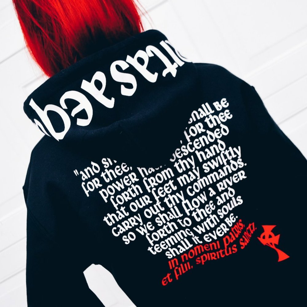 Boondock Saints Prayer Veritas Aequitas Zip Hoodie